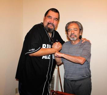 Rancho Alegre's Frank Cuellar and Rocky Hernandez