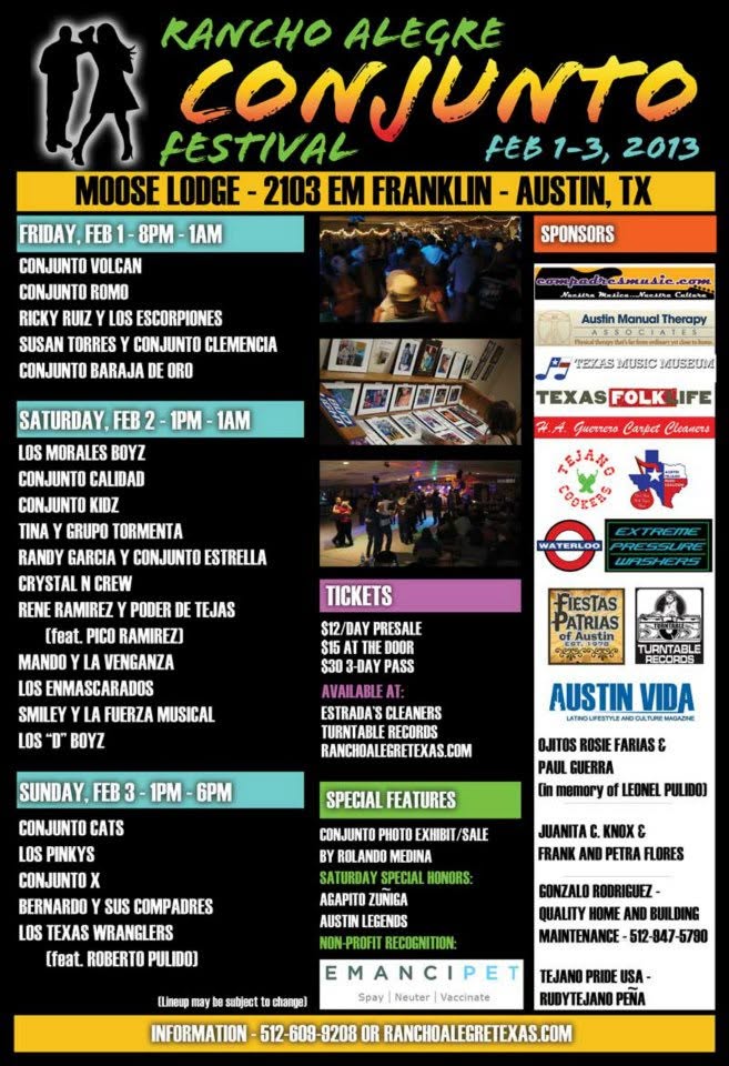 2013 Rancho Alegre Conjunto Festival