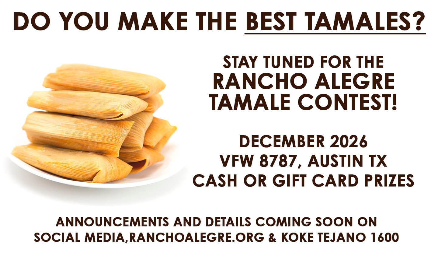 Rancho Alegre Tamale Contest